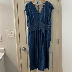 Denim Maxi Dress